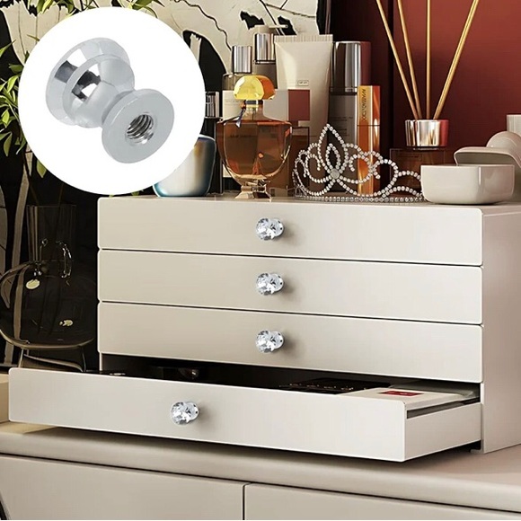 Crystal Glass Cabinet Knobs - Picture 4 of 7